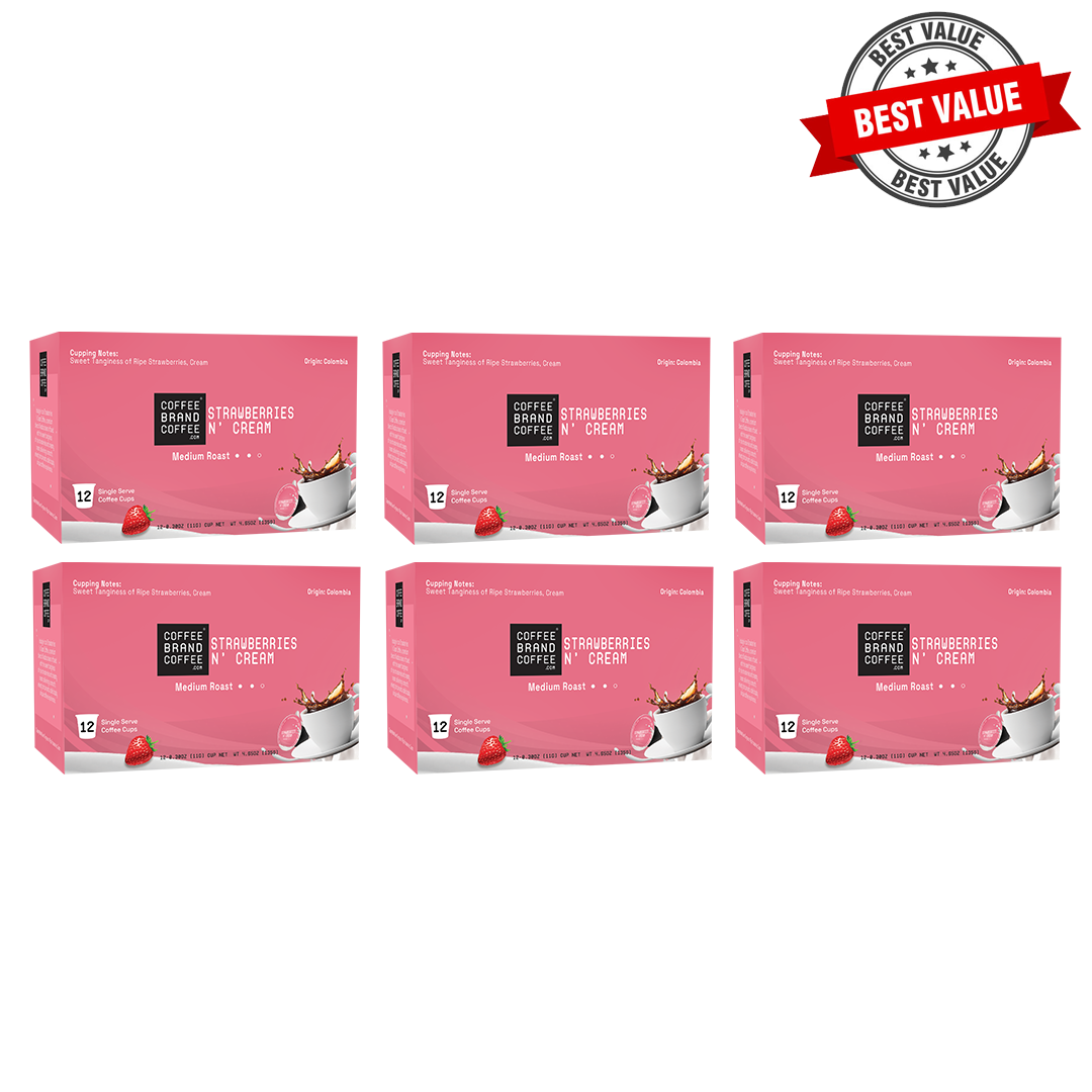 Strawberries 'n Cream Kcups – coffee brand coffee